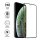Schutzglas für Apple iPhone XS Max/11 Pro Max 6.5 Zoll HD Displayschutzfolie 9H Screen Protector Glasfolie Anti-Fingerprint Blasenfrei Schwarz