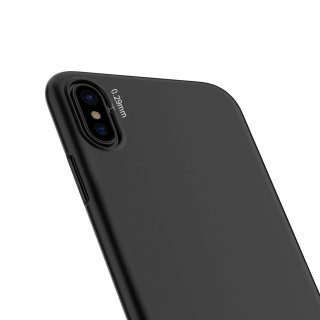 Schutzhülle für Apple iPhone XS Max Cover 6.5 Zoll Ultra Slim Case Tasche aus TPU Stoßfest Extra Dünn Leicht Schlank Schwarz