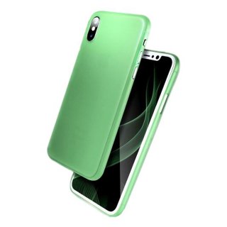 Case für Apple iPhone XS Max Handyhülle 6.5 Zoll Ultra Dünn Cover Schutzhülle aus TPU Stoßfest Extra Slim Leicht Fein Grün
