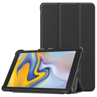 Hülle für Samsung Galaxy Tab A 8.0 Zoll (2018 Version) SM-T387 Smart Cover Etui mit Auto Sleep/Wake Funktion Schwarz