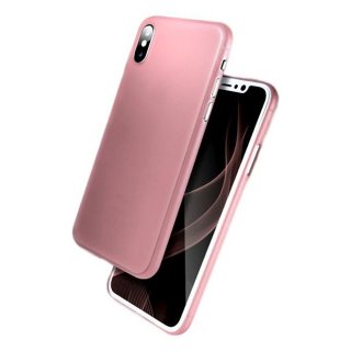 H&uuml;lle f&uuml;r Apple iPhone XR Schutzh&uuml;lle 6.1 Zoll Ultra D&uuml;nn Case Cover aus TPU Sto&szlig;fest Extra Slim Leicht Fein Pink
