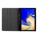 Hülle für Samsung Galaxy Tab S4 SM-T830 T835 10.5 Zoll Smart Cover Cow Skin Etui mit Auto Sleep/Wake Funktion Schwarz