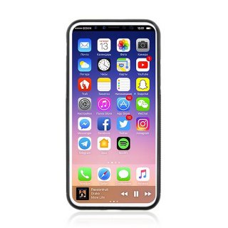 Anti Gravity Handyh&uuml;lle f&uuml;r Apple iPhone XR 6.1 Zoll Case selbsthaftende H&uuml;lle zum Kleben an Oberfl&auml;chen