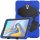 3in1 Schutzhülle für Samsung Galaxy Tab A 10.5 Zoll SM-T590 T595 Hard Case mit Displayfolie + Standfunktion Blau