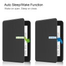 Hülle für Amazon Kindle Paperwhite 10. Generation - 2018 6 Zoll E-Book Reader Smart Cover mit Auto Sleep/Wake Funktion Schwarz