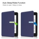 Case für Amazon Kindle Paperwhite 10. Generation - 2018 6 Zoll E-Book Reader Dünne Hülle mit Auto Sleep/Wake Funktion Blau