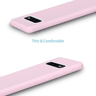 Case f&uuml;r Samsung Galaxy S10 Plus/S10+ SM-G975 Handyh&uuml;lle 6.4 Zoll Ultra D&uuml;nn Cover Schutzh&uuml;lle aus TPU Extra Slim Leicht Pink