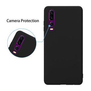 Schutzhülle für Huawei P30 Cover 6 Zoll Ultra Slim Case Tasche aus TPU Stoßfest Extra Dünn Schlank Schwarz