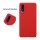 Hülle für Huawei P30 Schutzhülle 6 Zoll Ultra Dünn Case Cover aus TPU Stoßfest Extra Slim Leicht Rot
