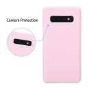 Case für Samsung Galaxy S10 SM-G973 Handyhülle 6.1 Zoll Ultra Dünn Cover Schutzhülle aus TPU Extra Slim Leicht Pink