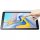 Schutzset für Samsung Galaxy Tab A 10.5 SM-T590 T595 Tablet mit Hülle + Schutzglas Hülle Cover Folie Schwarz