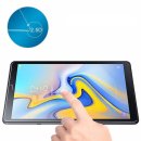 Set für Samsung Galaxy Tab A 10.5 SM-T590 SM-T595 Tablet mit 360° Schutzhülle + Schutzglas Hülle Cover Folie Braun