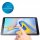 2in1 Set für Samsung Galaxy Tab A 10.5 SM-T590 T595 mit Smart Cover + Schutzglas 360° Hülle Cover Displayfolie Lila