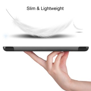 Tablet Hülle für Lenovo Tab E8 TB-8304F 8 Zoll Slim Case Etui mit Standfunktion und Auto Sleep/Wake Funktion Grau