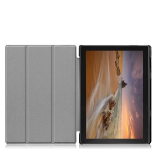 Tablet Hülle für Lenovo Tab E10 TB-X104F 10.1 Zoll Slim Case Etui mit Standfunktion und Auto Sleep/Wake Funktion Lila