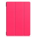 Cover für Lenovo Tab E10 TB-X104F 10.1 Zoll Tablethülle Schlank mit Standfunktion und Auto Sleep/Wake Funktion Pink