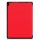 Schutzhülle für Lenovo Tab E10 TB-X104F 10.1 Zoll Slim Case Etui mit Standfunktion und Auto Sleep/Wake Funktion Rot