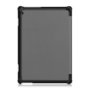 Cover für Lenovo Tab M10 TB-X605F 10.1 Zoll Tablethülle Schlank mit Standfunktion und Auto Sleep/Wake Funktion Grau