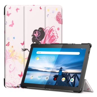 Tablet Hülle für Lenovo Tab M10 TB-X605F 10.1 Zoll Slim Case Etui mit Standfunktion und Auto Sleep/Wake Funktion
