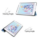 Tablet Hülle für Apple iPad Mini 4/5 7.9 Zoll Slim Case Etui mit Standfunktion und Auto Sleep/Wake Funktion Hellblau