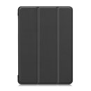 Set für Lenovo Tab M10 (2018) TB-X605F 10.1 mit Tasche mit Sleep/Wake Funktion + Schutzglas Hülle Cover Folie Schwarz