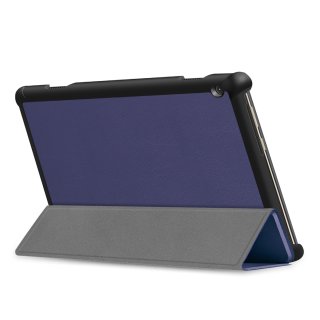 Schutzset für Lenovo Tab M10 TB-X605F 10.1 mit Slim Tabletschutzhülle + Schutzfolie Hülle Cover Folie Blau