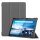 2in1 Set für Lenovo Tab M10 (2018) TB-X605F 10.1 mit Smart Case Schutzhülle + Schutzschutzfolie Cover Etui Grau