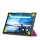 Schutz Set für Lenovo Tab M10 (2018) TB-X605F 10.1 Tablet mit Smart Hülle + Displayschutz Tasche Folie Lila