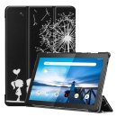 Tablet Set für Lenovo Tab M10 (2018) TB-X605F 10.1 mit Schutzhülle + Schutzfolie Hülle Smart Case Hartglas