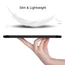 Hülle für Samsung Galaxy Tab S5e SM-T720 10.5 Zoll Smart Cover Etui mit Standfunktion und Auto Sleep/Wake Funktion Schwarz