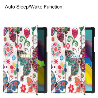 Tablet Hülle für Samsung Galaxy Tab S5e SM-T720 10.5 Zoll Slim Case Etui mit Standfunktion und Auto Sleep/Wake Funktion