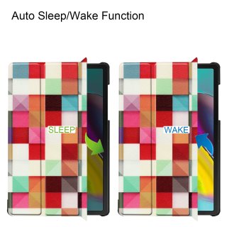 Schutzhülle für Samsung Galaxy Tab S5e SM-T720 10.5 Zoll Slim Case Etui mit Standfunktion und Auto Sleep/Wake Funktion