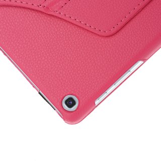 Hülle für Samsung Galaxy Tab A 10.1 SM-T510 10.1 Zoll Schutzhülle Smart Cover 360° Drehbar Pink