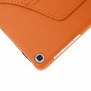 Hülle für Samsung Galaxy Tab A 10.1 SM-T510 10.1 Zoll Schutzhülle Smart Cover 360° Drehbar Orange