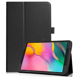 Hülle für Samsung Galaxy Tab A 10.1 SM-T510 10.1 Zoll Smart Cover Etui mit Standfunktion Schwarz