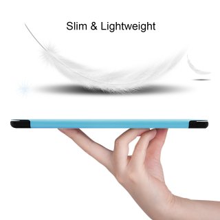 Tablet Hülle für Samsung Galaxy Tab S5e SM-T720 T725 10.5 Zoll Slim Case Etui mit Standfunktion und Auto Sleep/Wake Funktion Hellblau