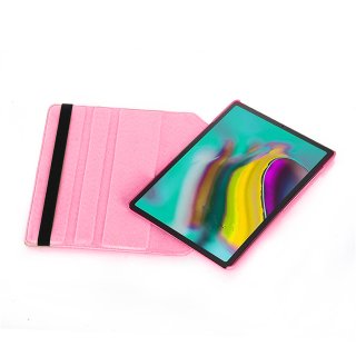 Case f&uuml;r Samsung Galaxy Tab S5e 10.5 SM-T720 T725 10.5 Zoll Schutzh&uuml;lle Smart Cover H&uuml;lle 360&deg; Drehbar in Farbe Pink