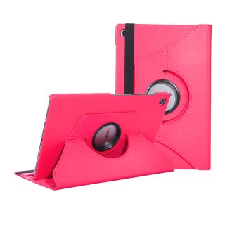 Case für Samsung Galaxy Tab S5e 10.5 SM-T720 T725 10.5 Zoll Schutzhülle Smart Cover Hülle 360° Drehbar in Farbe Pink