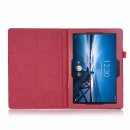 Hülle für Lenovo Tab M10/P10 TB-X605F/TB-X705F (2018) 10.1 Zoll Slim Case Etui mit Stand Funktion Rot