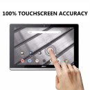 2x Schutzfolie für Acer Iconia One B3-A50 10 Zoll Displayschutz Folie klar transparent Anti-Fingerprint