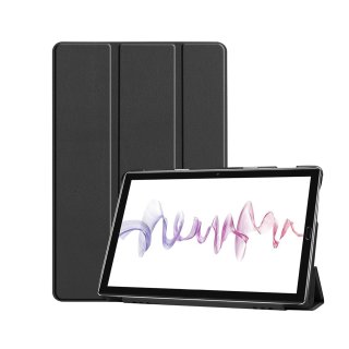Hülle für Huawei MediaPad M6 10.8 Zoll Smart Cover Etui mit Standfunktion und Auto Sleep/Wake Funktion Schwarz