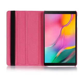 Case f&uuml;r Samsung Galaxy Tab A 8 SM-T290 SM-T295 8.0 Zoll Schutzh&uuml;lle Smart Cover H&uuml;lle 360&deg; Drehbar Pink