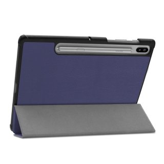 Tablet Hülle für Samsung Galaxy Tab S6 SM-T860 10.5 Zoll Slim Case Etui mit Standfunktion und Auto Sleep/Wake Funktion Blau