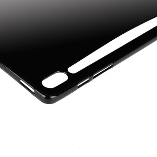Schutzhülle für Samsung Galaxy Tab S6 SM-T860 10.5 Zoll Silikon Hülle Slim Case Ultra Dünn Schwarz