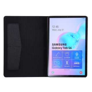 Schutzhülle für Samsung Galaxy Tab S6 SM-T860 10.5 Zoll  Soft Case Etui mit Standfunktion und Auto Sleep/Wake Funktion Schwarz