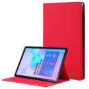 Cover für Samsung Galaxy Tab S6 SM-T860 10.5 Zoll Soft Tablethülle Schlank mit Standfunktion und Auto Sleep/Wake Funktion Rot