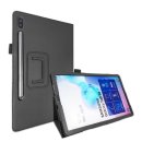 Hülle für Samsung Galaxy Tab S6 SM-T860 10.5 Zoll Smart Cover Etui mit Standfunktion Schwarz