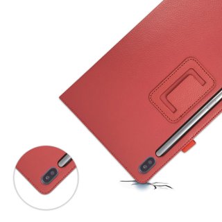 Case für Samsung Galaxy Tab S6 SM-T860 10.5 Zoll Schutzhülle Etui mit Standfunktion Rot
