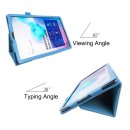 Hülle für Samsung Galaxy Tab S6 SM-T860 10.5 Zoll Smart Cover Etui mit Standfunktion Hellblau