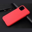 Schutzhülle für Apple iPhone 11 Pro Max 6.5 Zoll Dünn Case Tasche Outdoor Handyhülle aus TPU Stoßfest Extra Schutz Leicht Rot